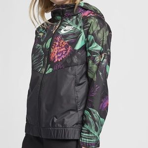 Nike Kids Floral Windbreaker